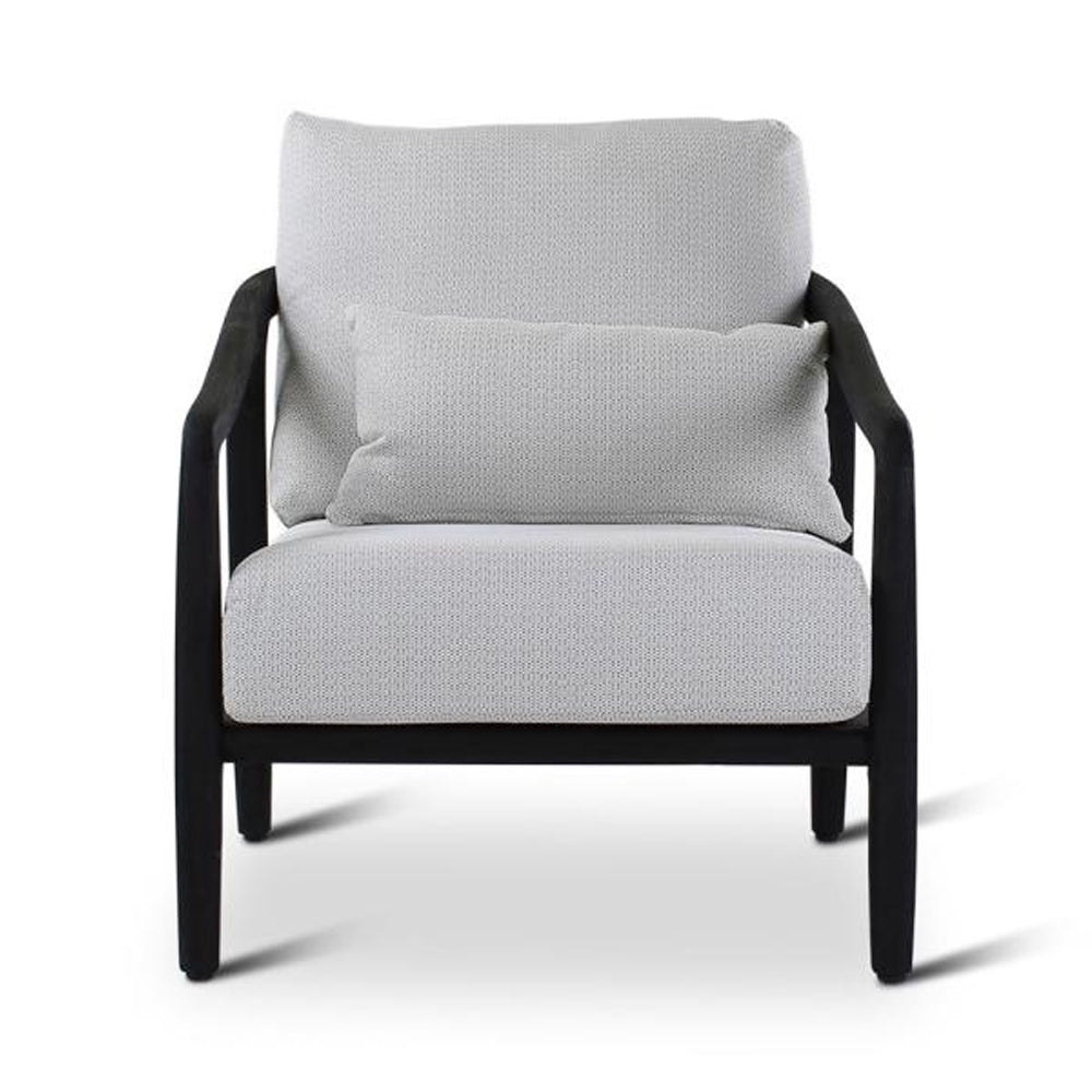 Castle Line Anais Lounge Chair – Black and Grey