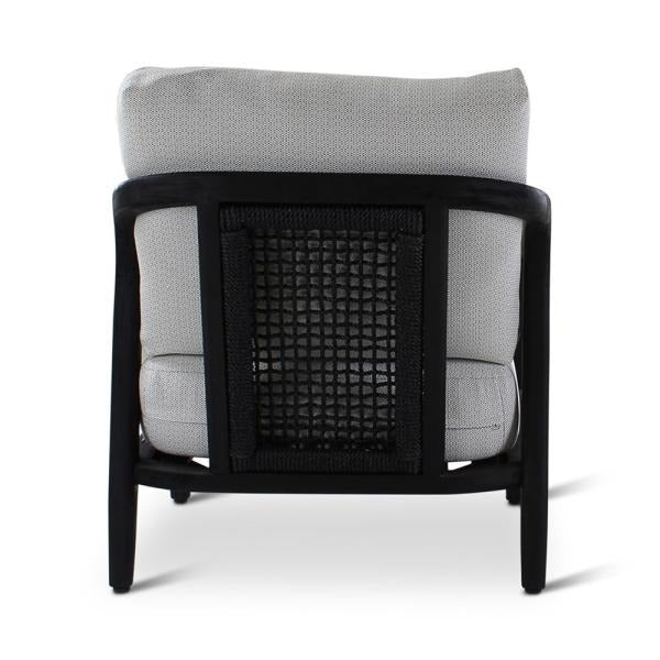 Castle Line Anais Lounge Chair – Black and Grey