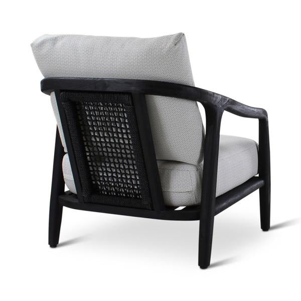 Castle Line Anais Lounge Chair – Black and Grey