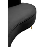 Celeste 3 Seater Sofa - Black Velvet