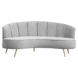 Celeste 3 Seater Sofa - Grey Velvet