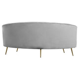 Celeste 3 Seater Sofa - Grey Velvet