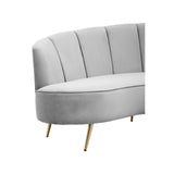 Celeste 3 Seater Sofa - Grey Velvet