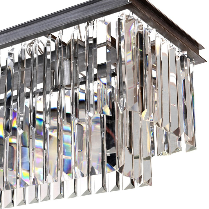 Celeste Rectangular Crystal Chandelier