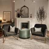 LPD Home Charles Armchair – Black & Gold