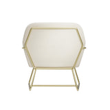 LPD Home Charles Armchair – Cream & Gold