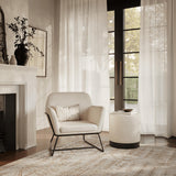 LPD Home Charles Armchair – Ivory & Black