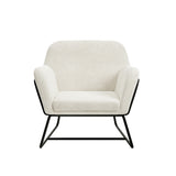LPD Home Charles Armchair – Ivory & Black