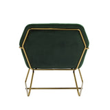 LPD Home Charles Armchair – Racing Green & Gold