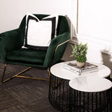 LPD Home Charles Armchair – Racing Green & Gold