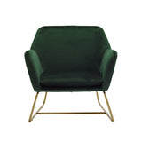 LPD Home Charles Armchair – Racing Green & Gold