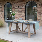 Garden Trading Chilford Dining Table – Acacia Wood and Polystone