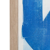 Chromatic Flow Abstract Canvas – Cobalt