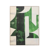 Chromatic Flow Abstract Canvas – Emerald