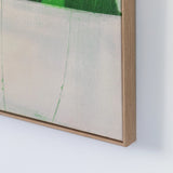 Chromatic Flow Abstract Canvas – Emerald