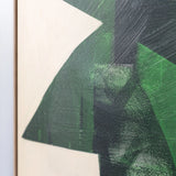 Chromatic Flow Abstract Canvas – Emerald
