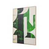 Chromatic Flow Abstract Canvas – Emerald