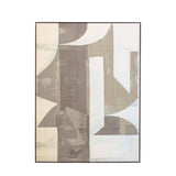 Chromatic Flow Abstract Canvas – Neutral
