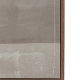 Chromatic Flow Square Abstract Canvas II – Neutral