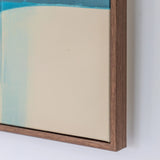 Chromatic Flow Square Abstract Canvas – Topaz