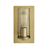 Cinder Wall Light – Hammered Brass