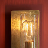 Cinder Wall Light – Hammered Brass