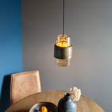 Cinder Pendant Light - Antique Bronze