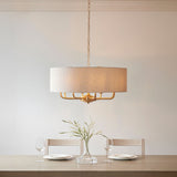 Clereleigh Pendant Light in Vintage Brass – 8 Lights