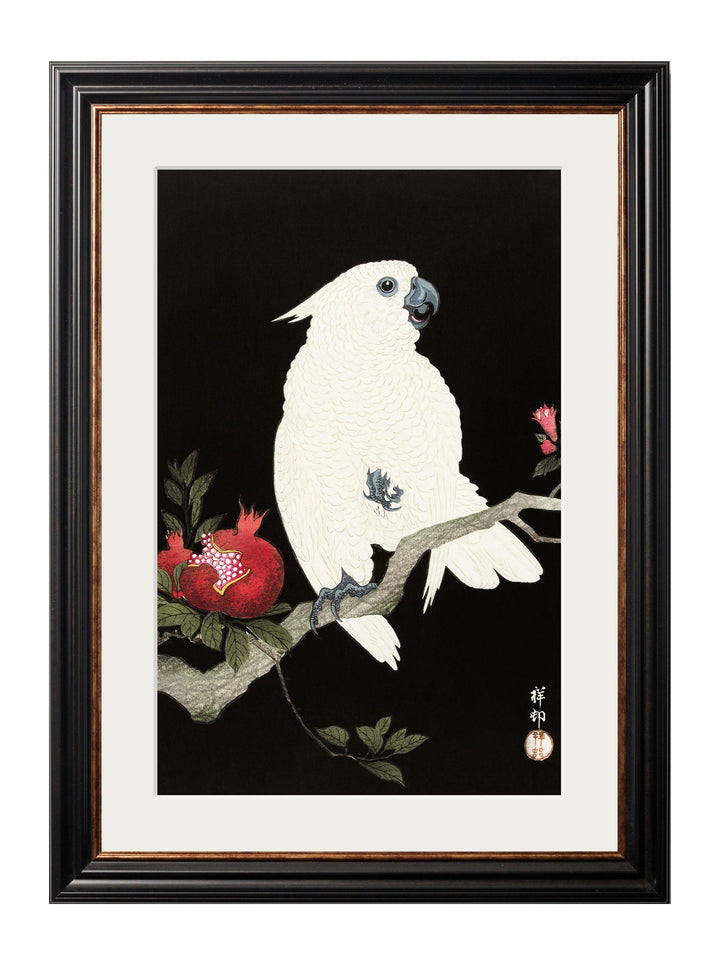 Cockatoos by Ohara Koson – York Slim Framed Print