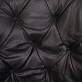 Libra Interiors Admiral Occasional Chair with Leather Front & Fabric Back