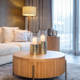 Richmond Interiors Belfort Round Coffee Table – Natural Oak