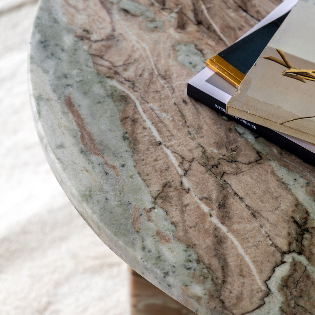 Corbin Coffee Table – Natural Marble