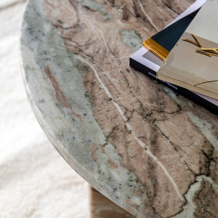 Corbin Coffee Table – Natural Marble