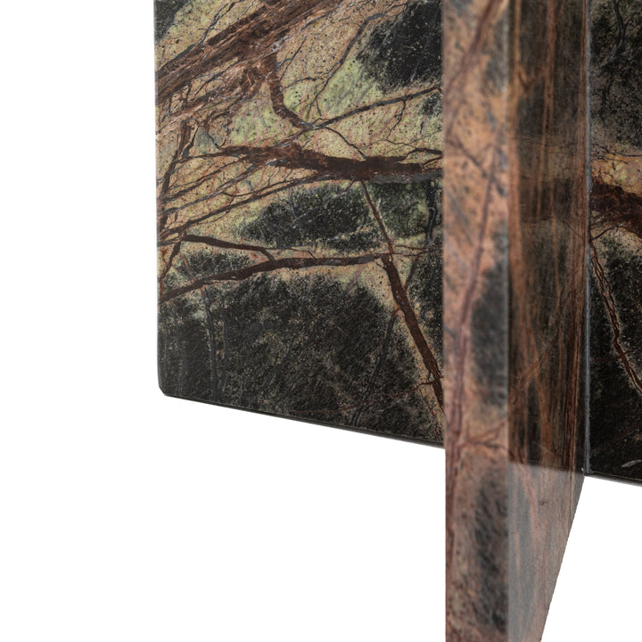 Corbin Side Table – Ember Marble