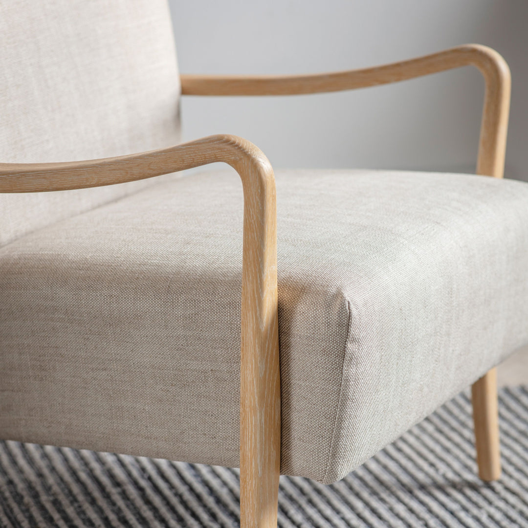 Cordova Armchair – Natural Linen