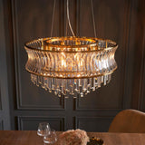 Cristallienne Pendant Light – Antique Brass