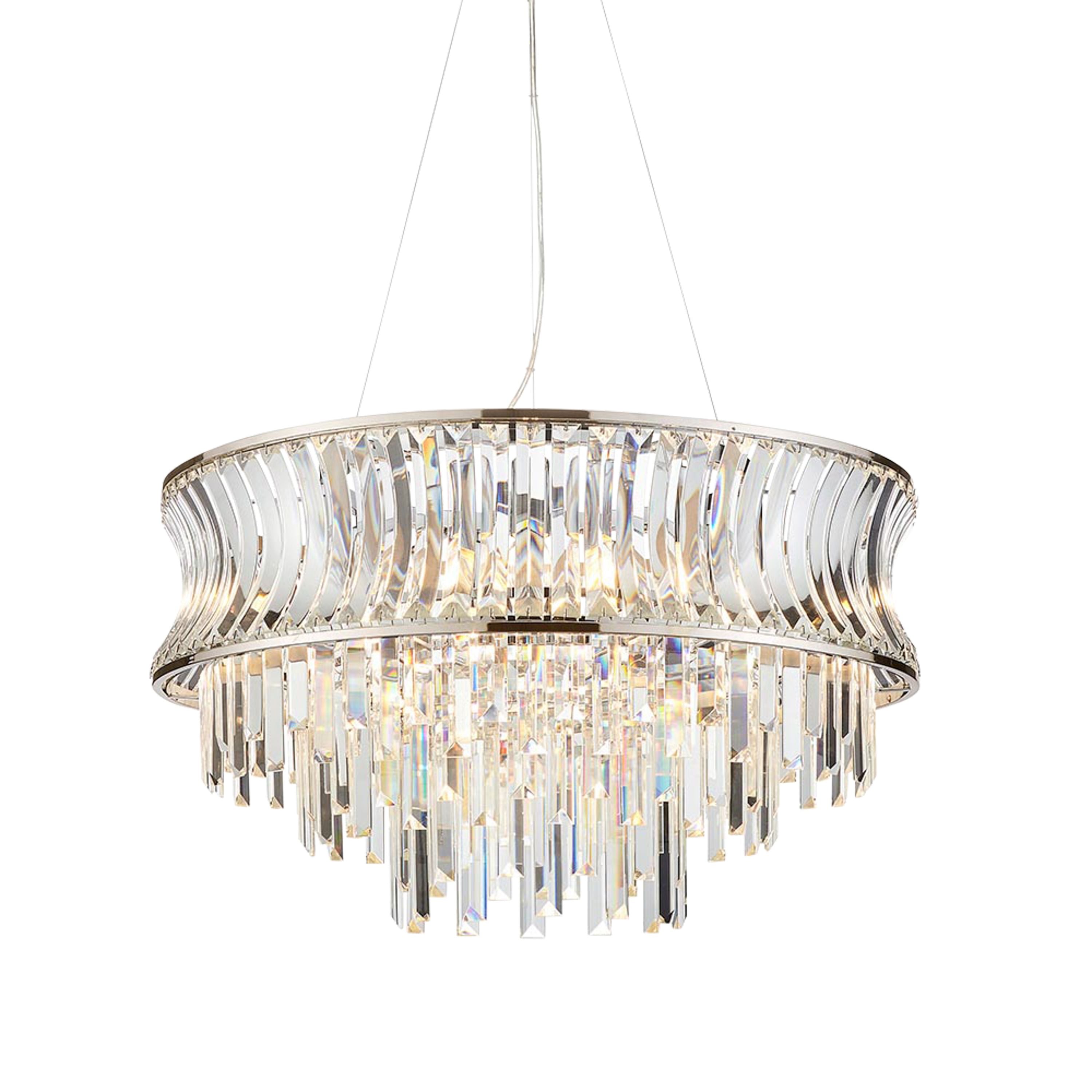 Cristallienne Pendant Light – Bright Nickel
