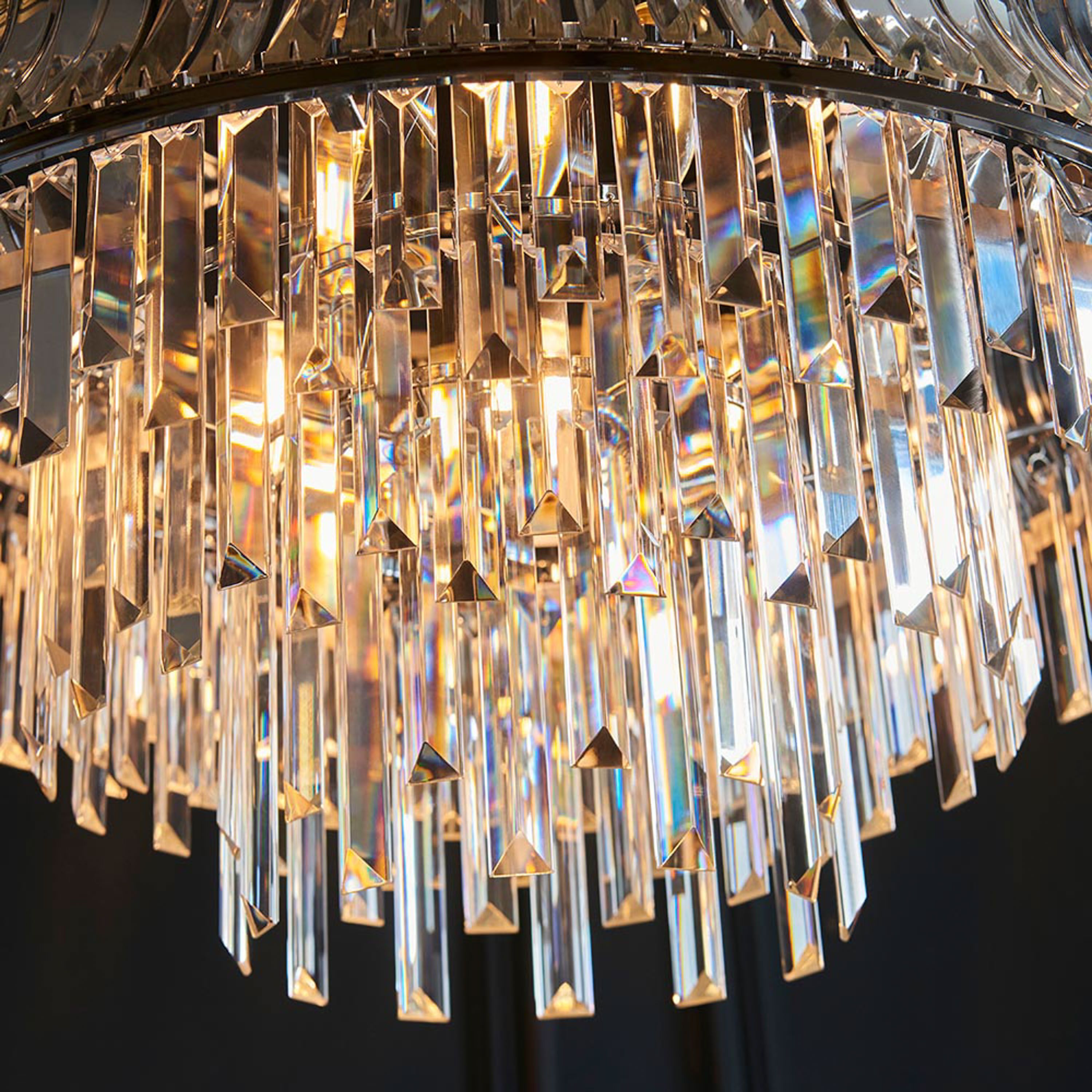 Cristallienne Pendant Light – Bright Nickel