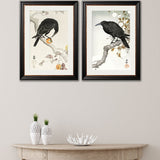 Crows by Ohara Koson – York Slim Framed Print