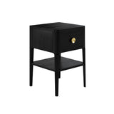 D.I. Designs Abberley Bedside Table – One Drawer – Black