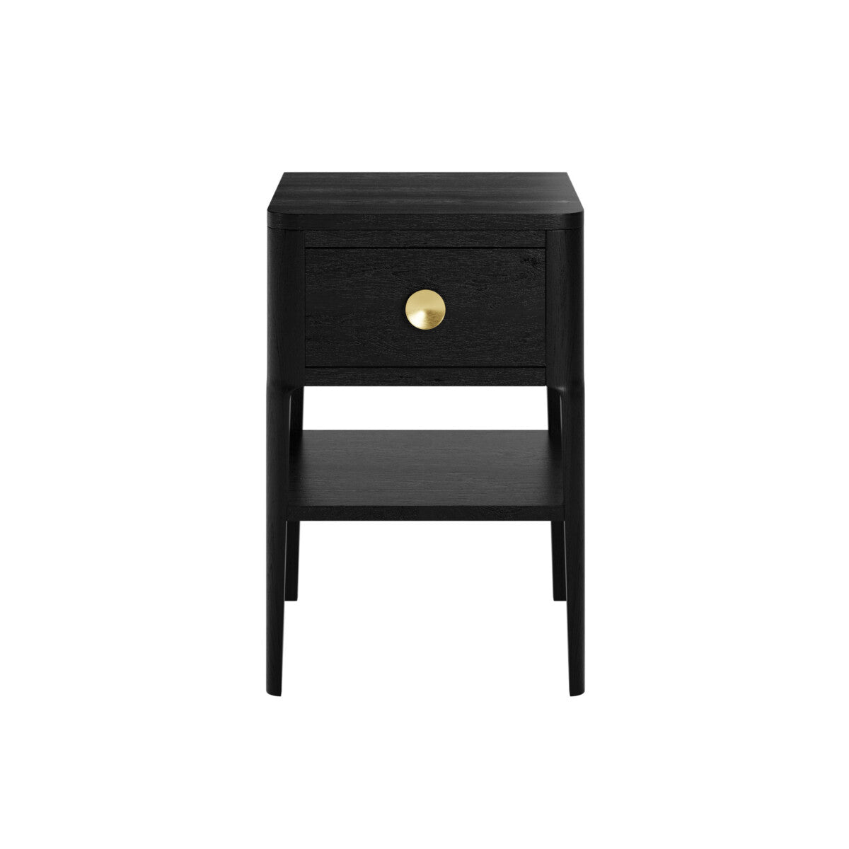 D.I. Designs Abberley Bedside Table – One Drawer – Black