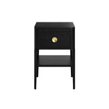 D.I. Designs Abberley Bedside Table – One Drawer – Black