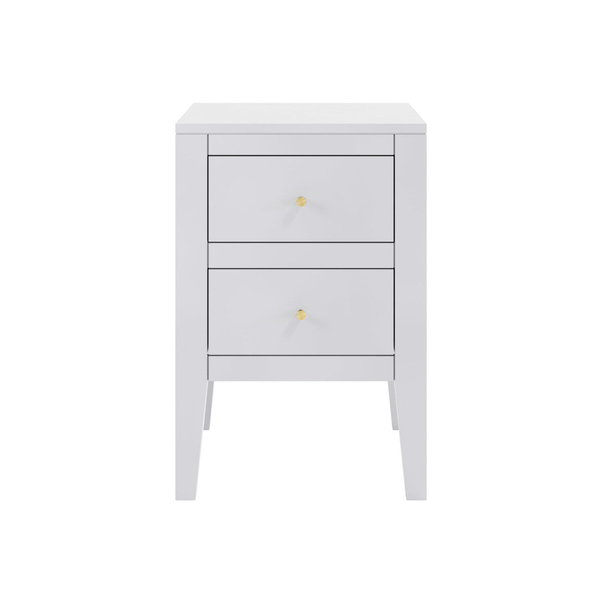 D.I. Designs Alton Bedside Table – White