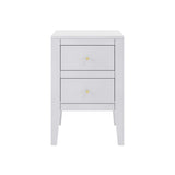 D.I. Designs Alton Bedside Table – White