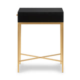 D.I. Designs Berkeley Bedside Table – Black
