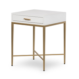 D.I. Designs Berkeley Bedside Table – White