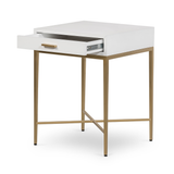 D.I. Designs Berkeley Bedside Table – White