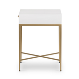 D.I. Designs Berkeley Bedside Table – White