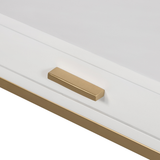 D.I. Designs Berkeley Bedside Table – White