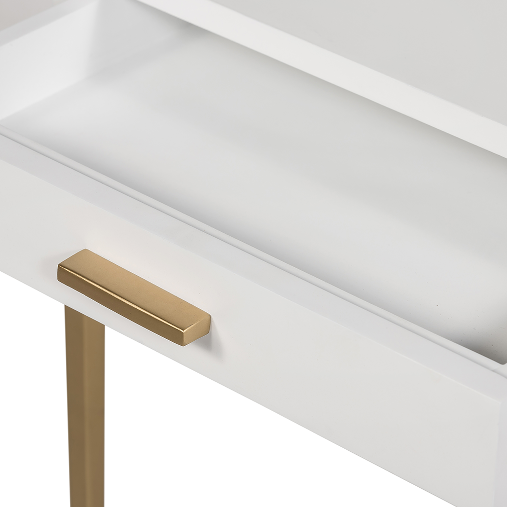 D.I. Designs Berkeley Bedside Table – White